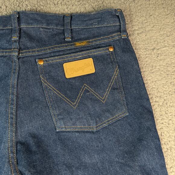 Vintage Wrangler Jeans Mens 35x30 Blue Cowboy Cut Western Denim Work 936 - Picture 1 of 10